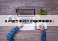 区块链信息科技龙头公司[区块链科技股]